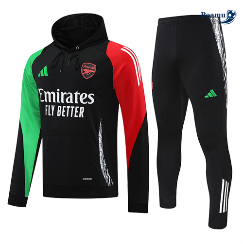 Survetement Sweatshirt à capuche Arsenal noir 2024-2025 peamu 3514