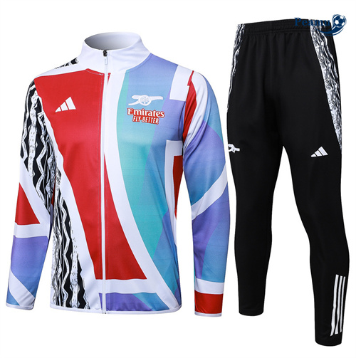 Veste Survetement Arsenal Blanc 2024-2025 peamu 3522