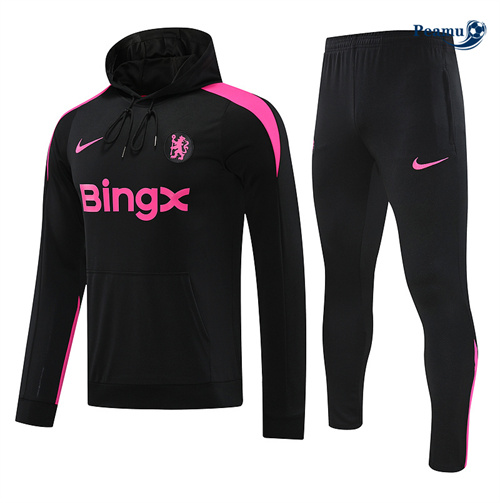 Survetement Sweatshirt à capuche Chelsea noir 2024-2025 peamu 3523