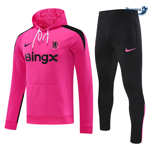 Survetement Sweatshirt à capuche Chelsea rose 2024-2025 peamu 3524