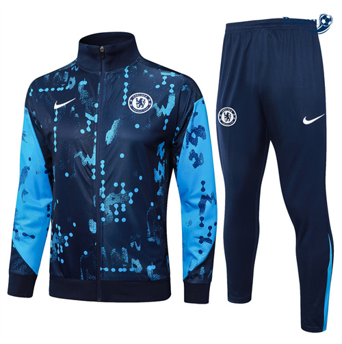 Veste Survetement Chelsea bleu royal 2024-2025 peamu 3528