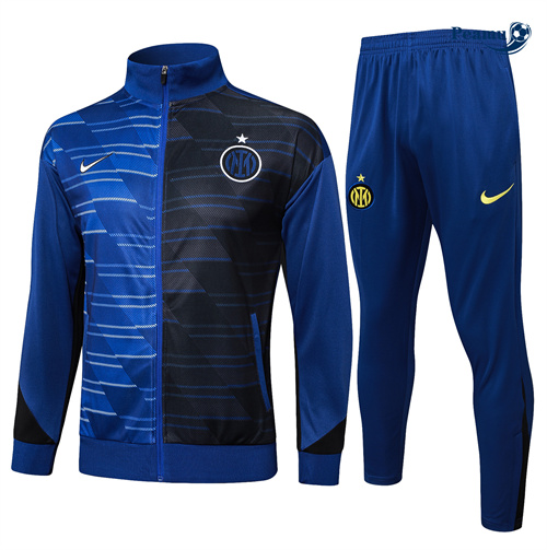 Veste Survetement Inter Milan Enfant bleu 2024-2025 peamu 3590