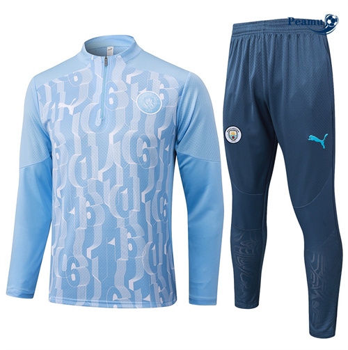 Survetement Manchester City bleu 2024-2025 peamu 3531
