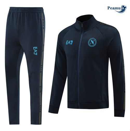 Veste Survetement Naples bleu royal 2024-2025 peamu 3549