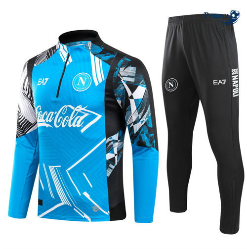 Survetement Naples Enfant bleu 2024-2025 peamu 3593