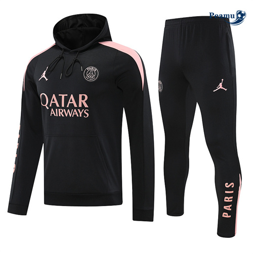 Survetement Sweatshirt à capuche Paris Saint Germain noir 2024-2025 peamu 3501