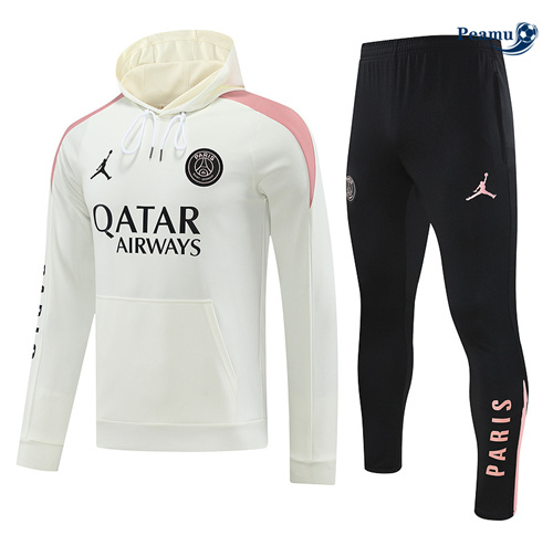 Survetement Sweatshirt à capuche Paris Saint Germain abricot 2024-2025 peamu 3502