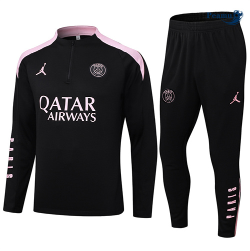 Survetement Paris Saint Germain noir 2024-2025 peamu 3504