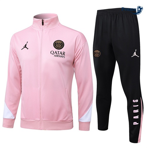 Veste Survetement Paris Saint Germain rose 2024-2025 peamu 3506