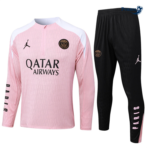 Survetement Paris Saint Germain Enfant rose 2024-2025 peamu 3569