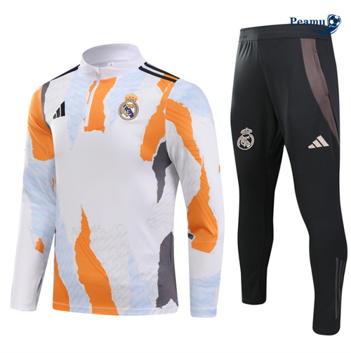 Survetement Real Madrid Blanc 2024-2025 peamu 3484