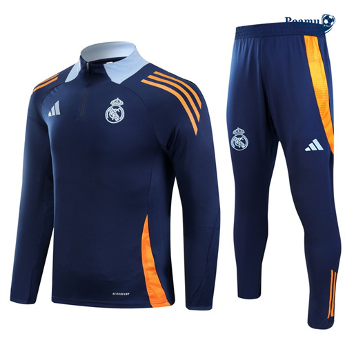 Survetement Real Madrid bleu 2024-2025 peamu 3485