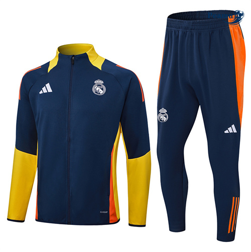 Veste Survetement Real Madrid bleu royal 2024-2025 peamu 3488