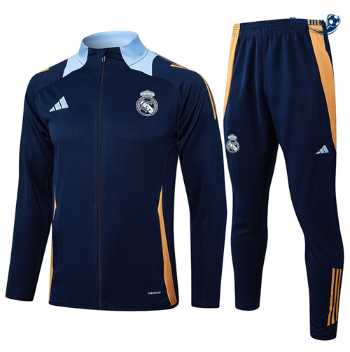 Veste Survetement Real Madrid bleu royal 2024-2025 peamu 3493