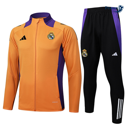 Veste Survetement Real Madrid jaune 2024-2025 peamu 3494