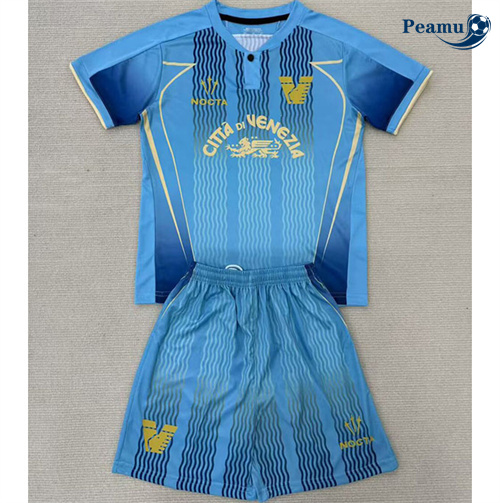 Maillot foot Venise Enfant Bleu 2024-2025 peamu 3132