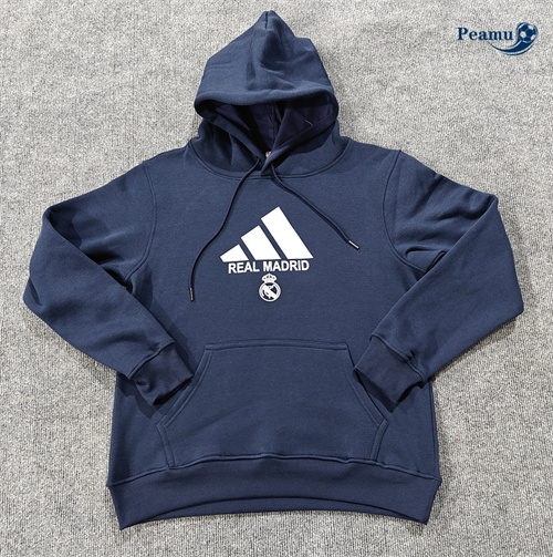 Veste Sweat A Capuche Real Madrid bleu royal 2024-2025 peamu 3647