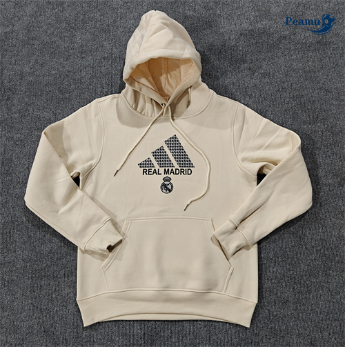 Veste Sweat A Capuche Real Madrid jaune 2024-2025 peamu 3651
